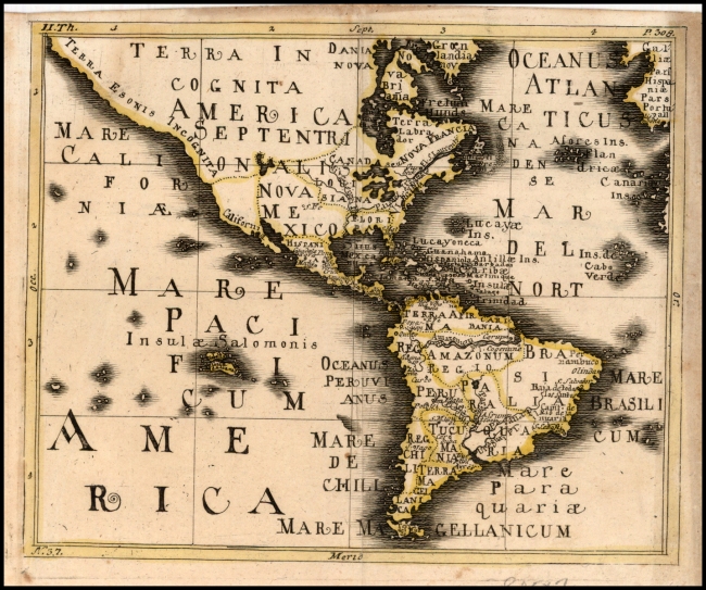 1737 Wagner, Franz - Untited Map of America