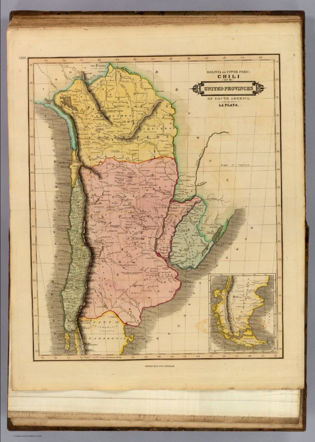 1831 Lizars, Daniel - Chili, Upper Peru, United Provinces of South America and Patagonia