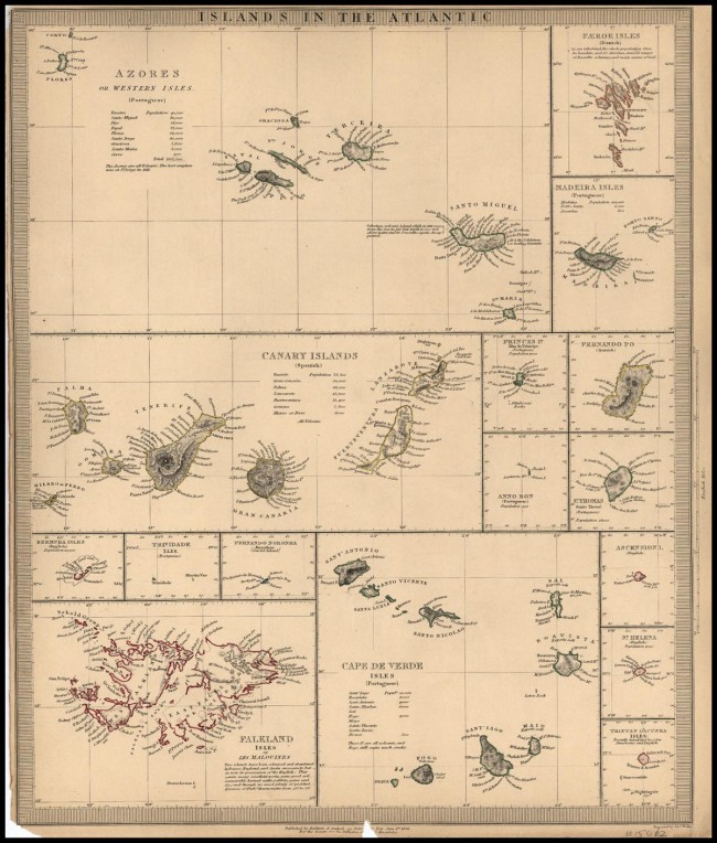 1836 Sduk - Islands in the Atlantic