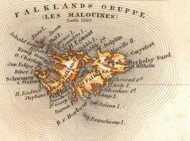 1844 Radefelt, Carl Christian - Falklands Gruppe
