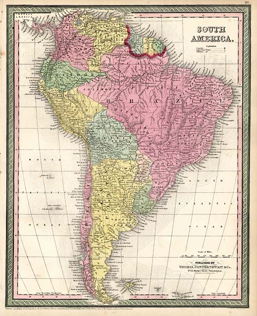 1850 Cowperthwait & Co., Thomas - South America